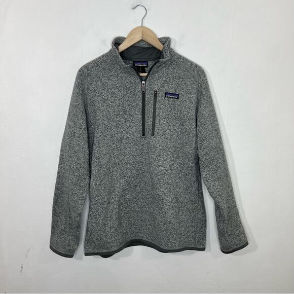 Patagonia Better Sweater 1/4-Zip Fleece Stonewash Gray Size Large - Picture 1 of 13